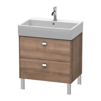 Duravit Brioso Mueble De Ba&ntilde;o Griffe Cromo 570x684x459mm Ticino Cherry