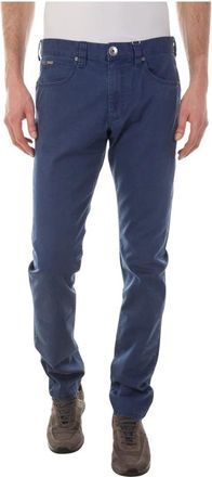Armani Tcpj 06Tcs 08Blu - Heren - Slim Fit Broeken - Blauw - W40 - Broeken