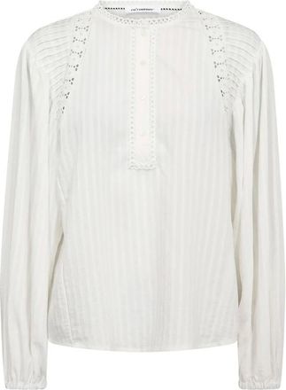 Co'Couture Dames, Blouses & Shirts, Wit, Maat: XL