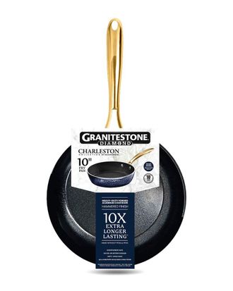 GraniteStone Charleston Collection Hammered 10In Aluminum Nonstick Fry Pan
