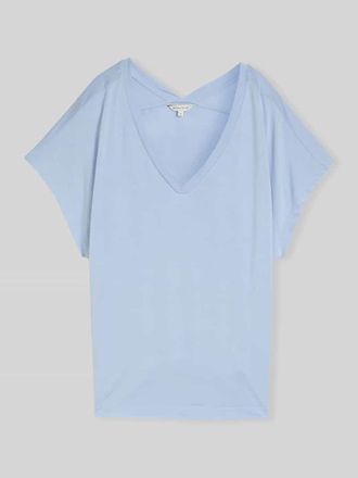 Tom Tailor Loose Fit T-Shirt aus Viskose-Mix in Hellblau, Gr&ouml;&szlig;e XXXL