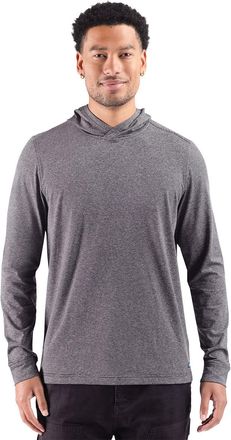 Cutter & Buck Adapt Recycled Soft Knit Stripe Mens Hooded Pullover