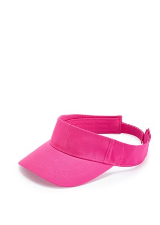 Lascana Outdoorhut LASCANA Visor, Damen, pink, Baumwolle, unifarben, H&uuml;te Outdoorhut, Schirmm&uuml;tze mit Klettverschluss