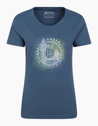 Mountain Warehouse Womens Mountain Warehouse Womens/Ladies London Short-Sleeved T-Shirt - Navy - Size: 20