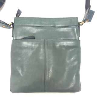 Coach Green Leather Shoulder Bag (Pre-Owned)