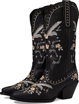 Dingo Full Bloom Womens Shoes Black : 10 B - Medium, Leather