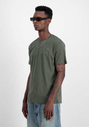 Alpha Industries T-Shirt ALPHA INDUSTRIES 3D Small Logo T-Shirt, Herren, Gr. XXL, gr&uuml;n (schwarz olive), Obermaterial: 100% Baumwolle, Shirts T-Shirt