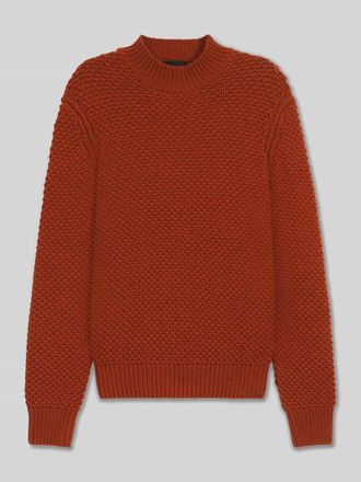 HUGO BOSS Regular Fit Strickpullover aus reiner Schurwolle Modell C-HELETTO - BECKHAM x BOSS in Orange, Gr&ouml;&szlig;e XL