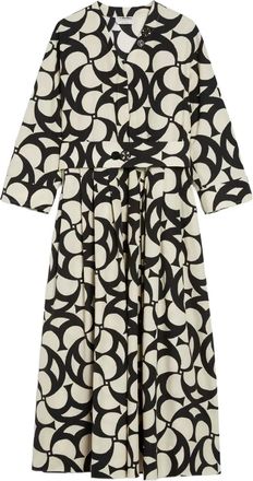 Max Mara Abito con stampa - Nero