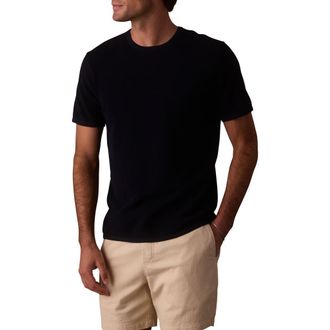 The Normal Brand Driftknit Short Sleeve Sweater in Navy at Nordstrom, Size Xx-Large