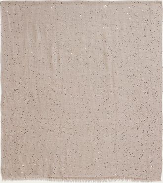 Brunello Cucinelli Cashmere-Blend Speckled Scarf