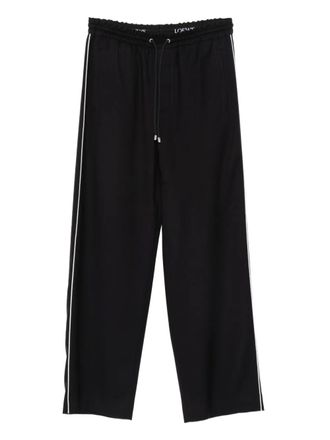 Loewe side-stripe track pants - men - Viscose/Nylon - M - Blue