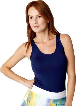 Sofibella UV Colors X Womens Tennis Tank Top in Navy at Nordstrom, Size X-Small