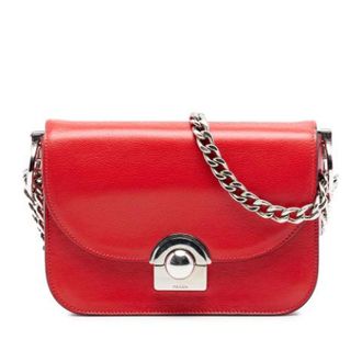 Prada Pre-owned Cross Body Bags, female, Red, Size: ONE SIZE Pre-owned The Arcade Cross Body Bag
