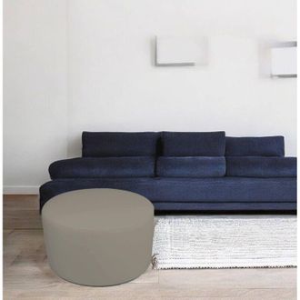 Dmora Dmora - Puf Anacapri, Sill&oacute;n Multiusos, Puf, Puf Reposapi&eacute;s, Made In Italy, 79x79 H42 Cm, T&oacute;rtola