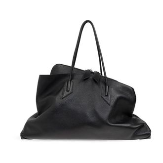 The Attico Shoulder Bags, female, Black, ONE SIZE, Shoulder Bag La Passegglata Large