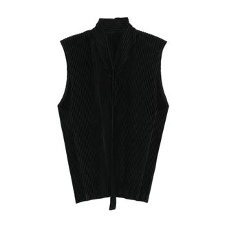Issey Miyake Uomo, Top, Nero, L, new