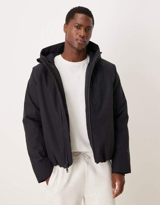 Abercrombie & Fitch YPB - Giacca tecnica imbottita nera-Nero