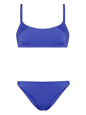 Lido Blue Solid Swimwear
