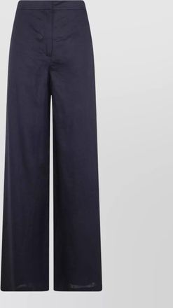 Max Mara tapioca linen trousers wide leg high waist
