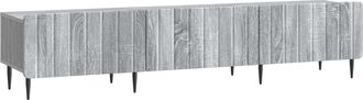 vidaXL Mueble De Tv Con Caj&oacute;n Gris Sonoma 147 X 34,5 X 32 Cm Vidaxl