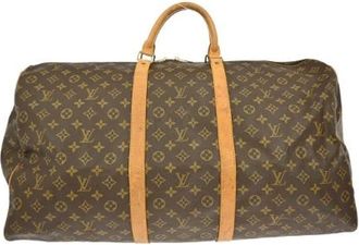 Louis Vuitton Vintage, unisex, Bruin, ONE Size, Pre-owned Weekendtas
