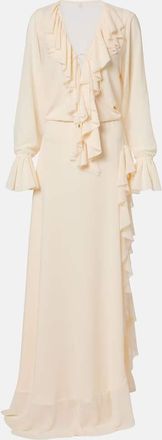 Bananhot Bellen ruffled maxi dress