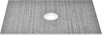 OEM Duschrand-set, 1219 X 1828 Mm Duschwannen-set Mit 160 Mm Zentralem Abfluss, Leichte Eps-duschinstallations-sets Mit 2 Wasserdichten T&uuml;chern, Duschwann