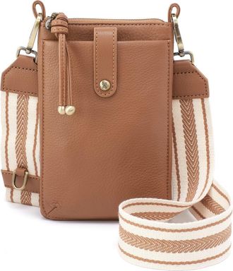 Hobo Cass Leather Phone Crossbody Bag in Brown Sugar at Nordstrom