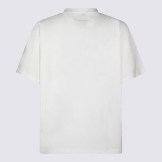 Maison Margiela Mens T-Shirts And Polos White _100 % Co