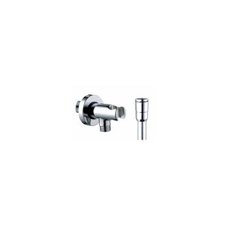 Bossini Supporto Doccia Con Arresto Acqua + Flessibile Ottone Misura: Cromo
