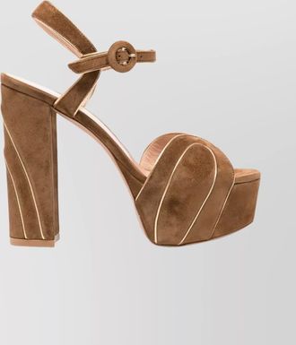 Gianvito Rossi leather platform sandals