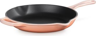 LE CREUSET Signature Handle Enamel 11 3/4 Inch Cast Iron Skillet in Peche at Nordstrom