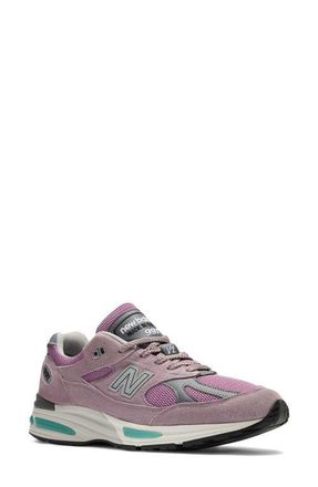 New Balance Gender Inclusive 991 v2 Sneaker in Polignac/Toadstool at Nordstrom, Size 9.5 Womens