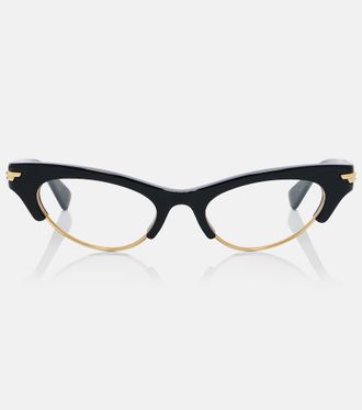 Bottega Veneta Fashion Show cat-eye glasses
