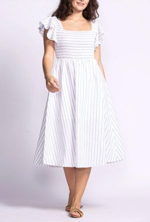 Pink Martini Camille Dress In White