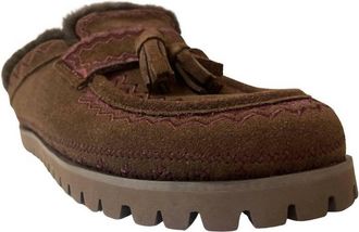 Bibi Lou Womens Mule Tassel Slippers In Brown