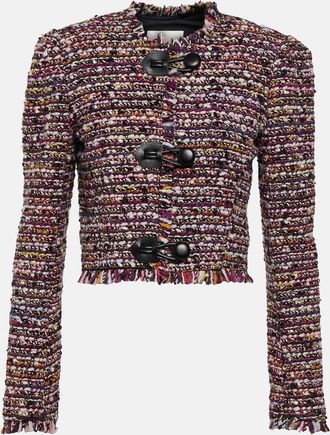 Isabel Marant Gradilia cropped wool-blend jacket