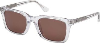 Web Eyewear Web WE0388 26E Mens Sunglasses Clear Size 55