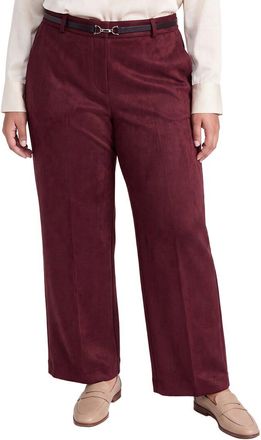 Anne Klein Plus Wide Leg Scuba Pant