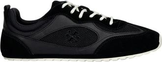 Tory Burch Field Sneaker - Dames - Sneakers - Zwart - 37 EU - Leer - Schoenen