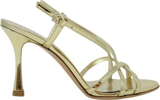 Sergio Levantesi Schoenen, Dames, Geel, 36 EU, Leer, Miroir Sandalen