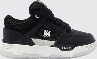 Amiri MA-1 Padded Ankle Leather and Mesh Mid-Top Sneakers