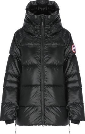 Canada Goose Padded And Quilted Black Down Jacket