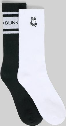 Psycho Bunny Mens 2 Pack Sport Sock 100 WHITE / O/S