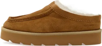Clarks Slippers Meare con plateau - Marrone