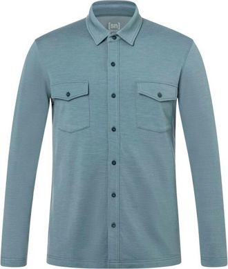 super.natural Adventure Shirt Merinoshirt f&uuml;r Herren | t&uuml;rkis