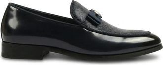 TruClothing Formal Dress Loafers PU Leather Textured Slip-On Shoes