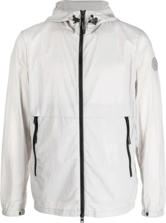 Woolrich Opvouwbaar Windjack - Heren - Zomerjassen - Grijs - 2XL - Nylon - Jassen