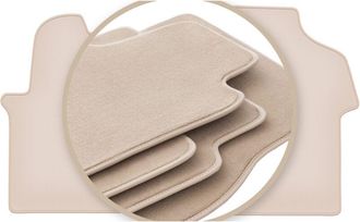OEM Alfombrillas Premium Beige Para: Citro&euml;n Jumpy Iii Furgoneta 2018